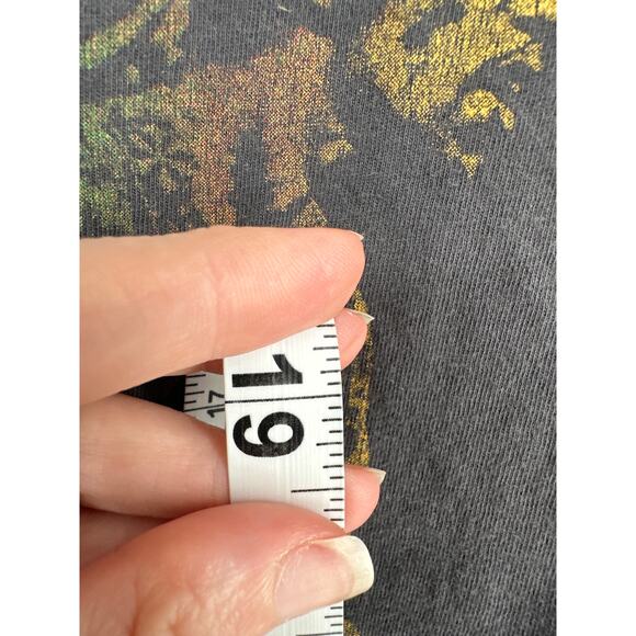 Abercrombie Fitch Top Womens Small Gray Jimi Hendrix Graphic Baby Tee Music Band - Picture 6 of 7